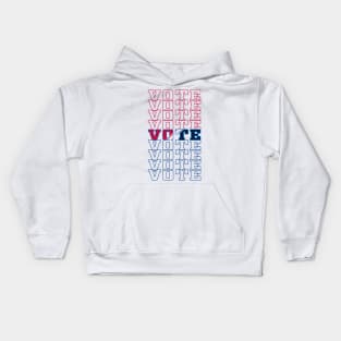 Vote Red White & Blue Kids Hoodie